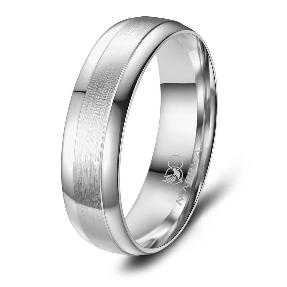 Trauringe Partnerringe Edelstahl Zirkonia ES02
