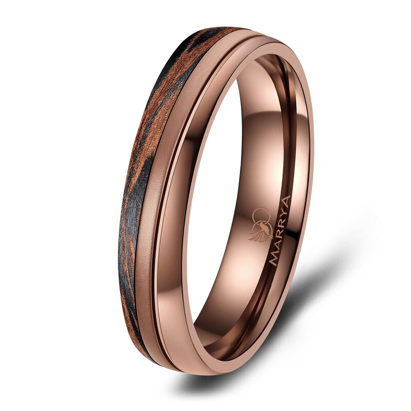 Herrenring Carbon Bronce Design CB-01