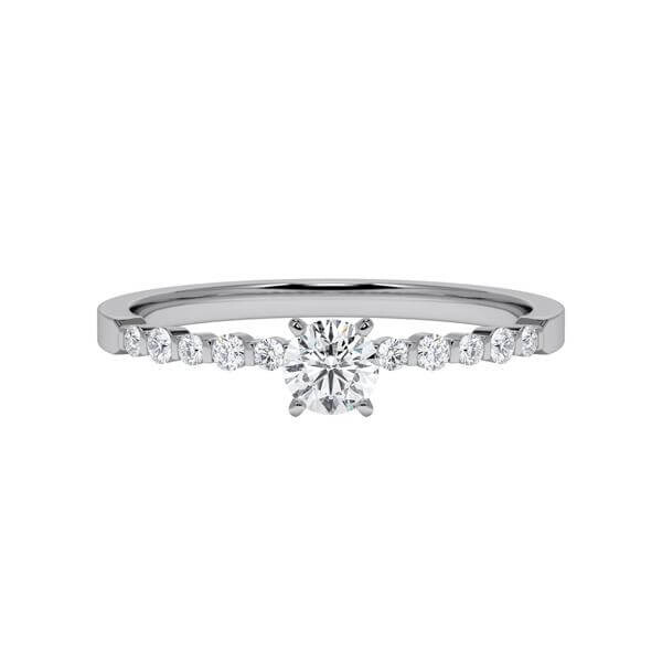 Diamantring Platin 600 Brillant zus. 0,320ct. RU-1793