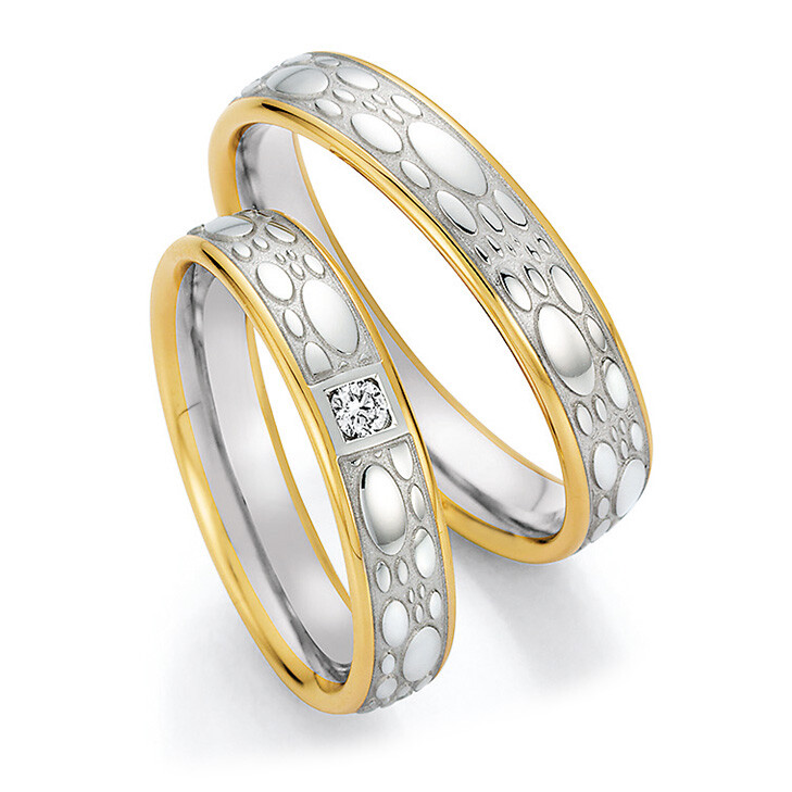 Eheringe Trauringe Bicolor 66/65170 & 66/65180
