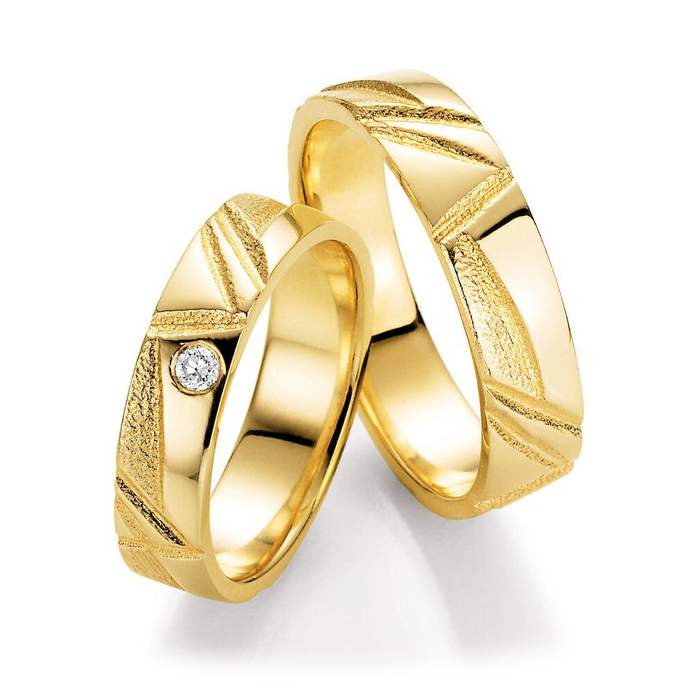 Eheringe aus Gelbgold HM Vulcano 66/50150-60