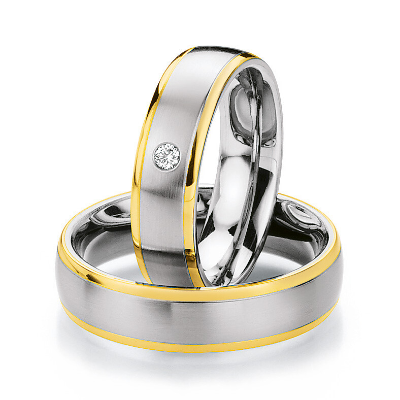 Trauringe Gelbgold Palladium Brillant TRS88RU01300GPd