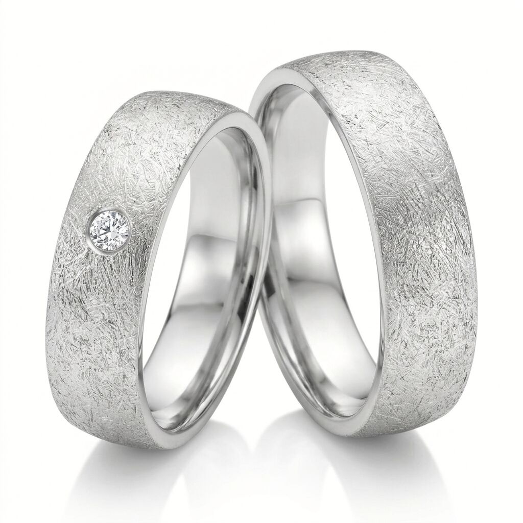 Partnerringe Edelstahl Tamor Ice Brillant TNO306702