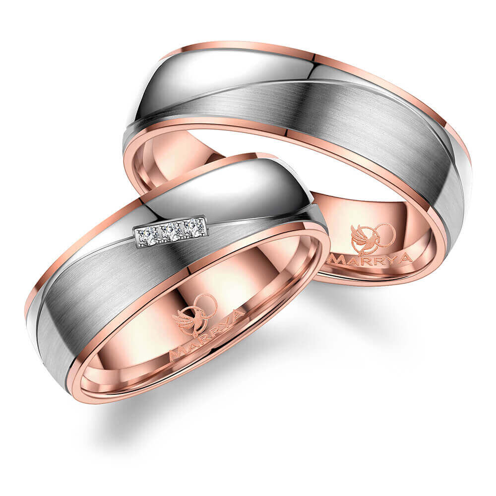 Partnerringe Trauringe Titan Rosé Marrya TI-25