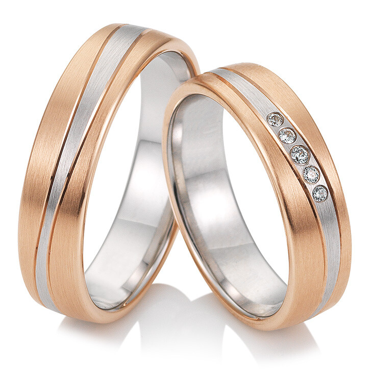 Eheringe Trauringe Bicolor Joy 48/04519 & 48/04520