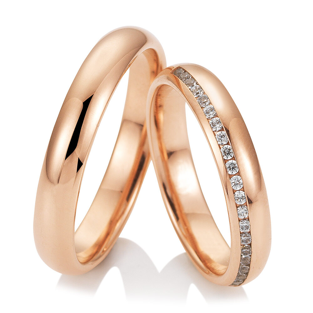 Trauringe Rotgold 49/81705 & 49/81706