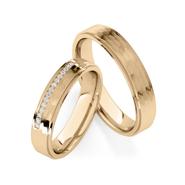 Trauringe Roségold Brillance Plus RU-1849