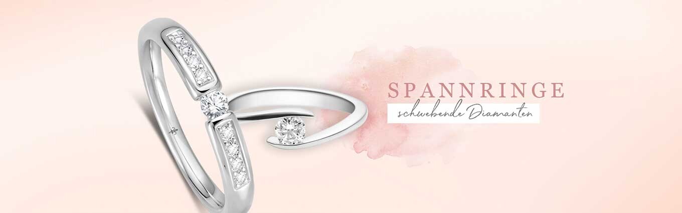 Spannringe und Ringe in Spannringoptik