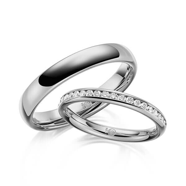 Trauringe Memoire Graugold RU-1637