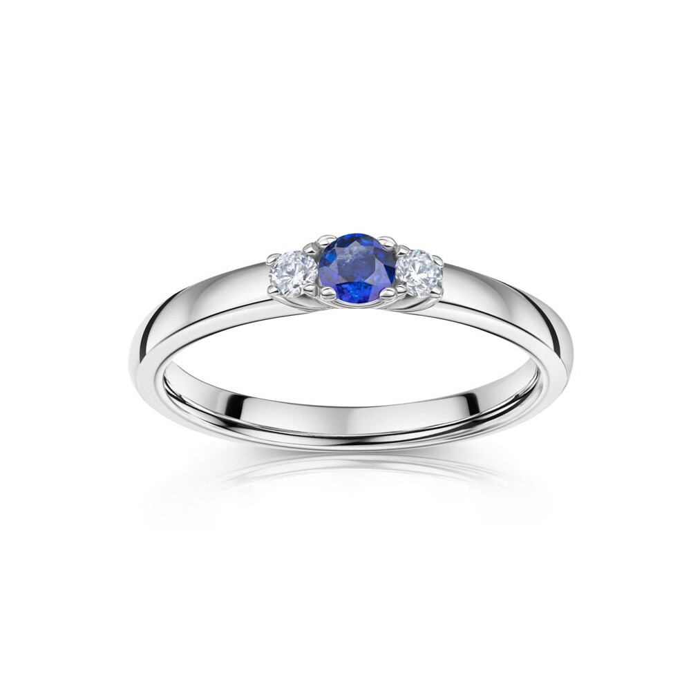 Antragsring Silber 925 Safir Zirkonia