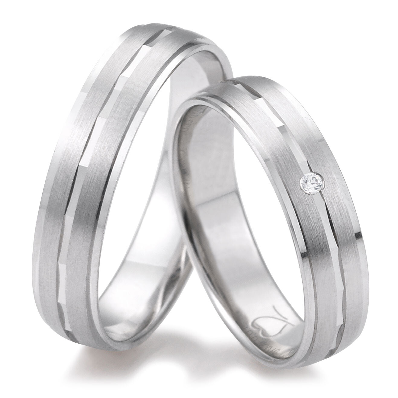 heringe Weißgold Brillant 0,015 ct.