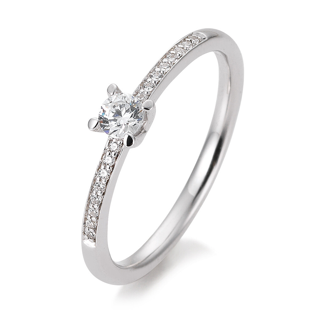 Verlobungsring Antragsring Weißgold Brillant 41/85951