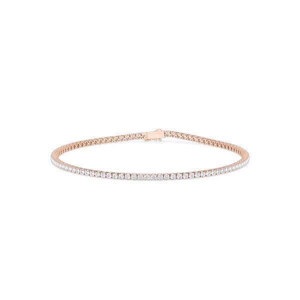 Tennis-Armband Rotgold 375 zus. 1,044ct. Lab Grown Diamant RU-1858