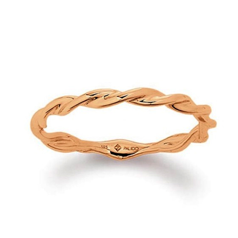 Kordelring gedreht Rotgold 585