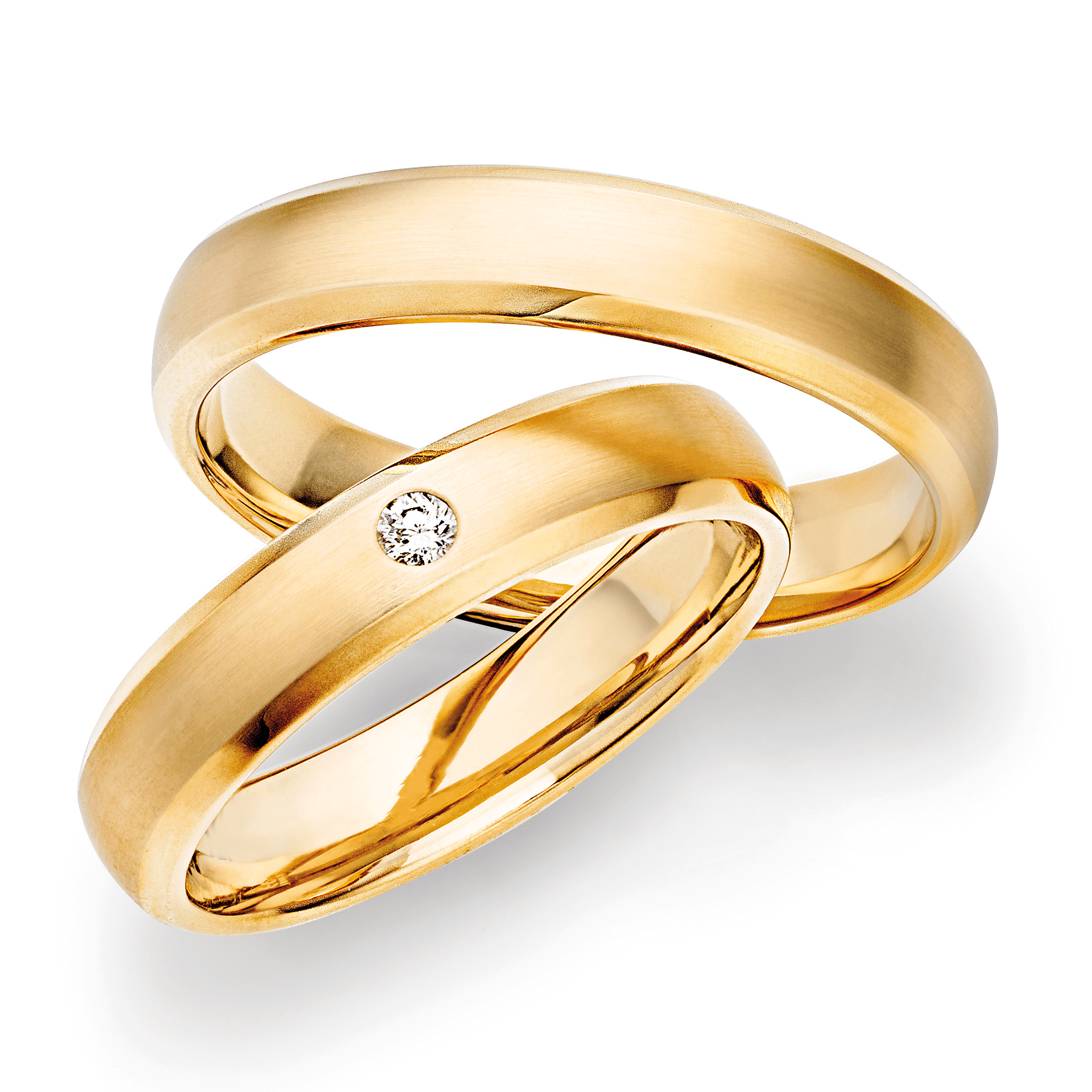 Trauringe 70247 Roségold Brillant