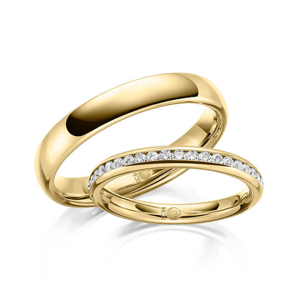 Trauringe Memoire Gelbgold RU-1643