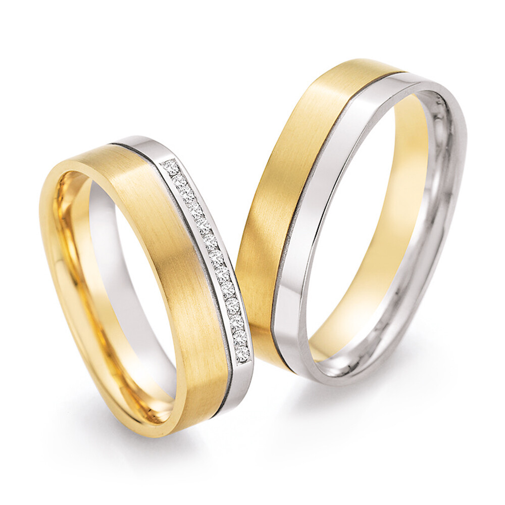 Trauringe Bicolor Honeymoon 66/45010 & 66/45020