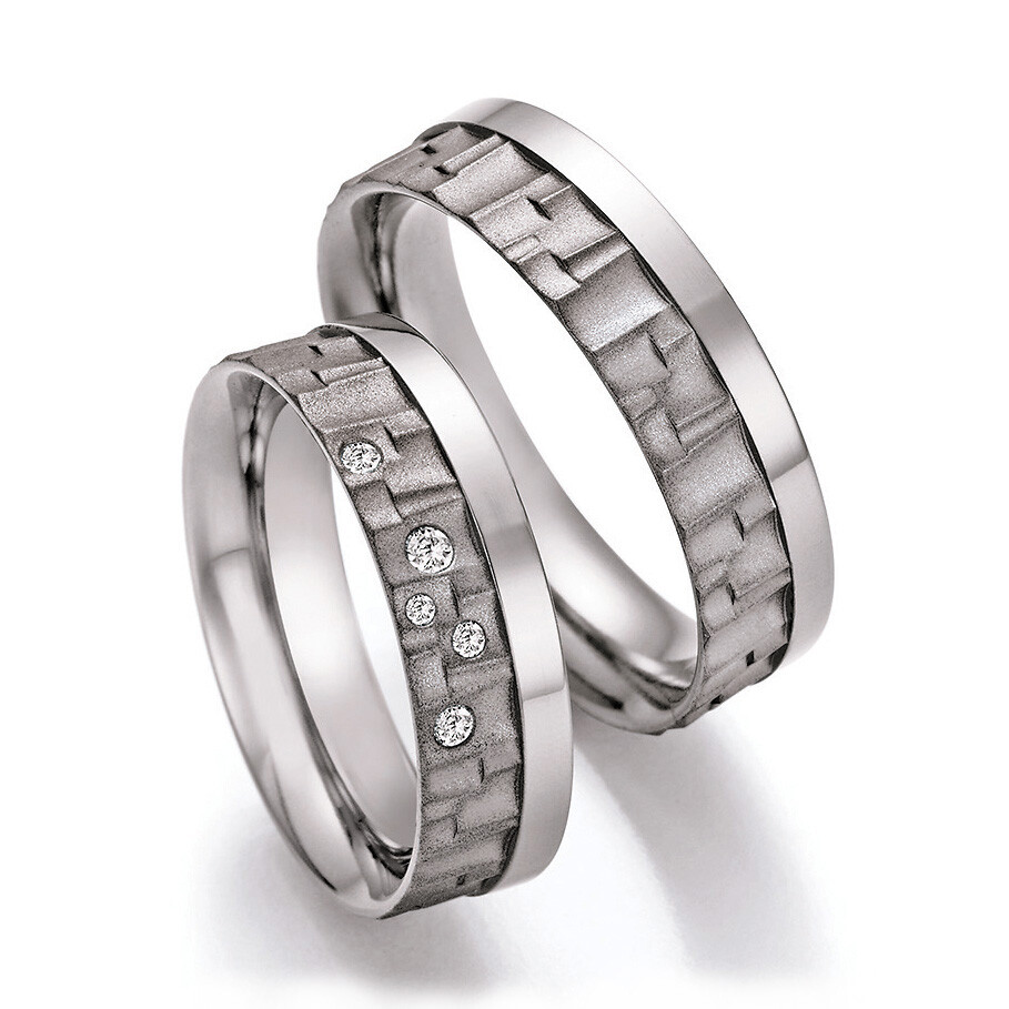 Trauringe aus Titan 77/21050-060 & 77/21060-060