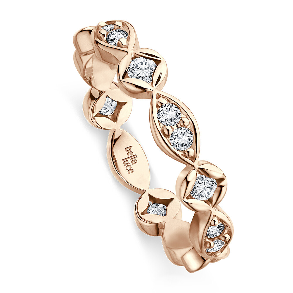 Verlobungsring Aurora Roségold 585 EH001609