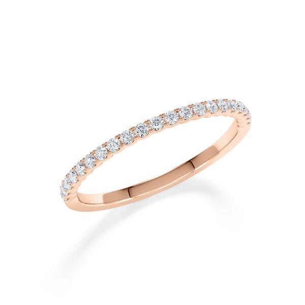 Memoire- Vorsteckring Rotgold 333 zus. 0,200ct. tw, si RU-1802