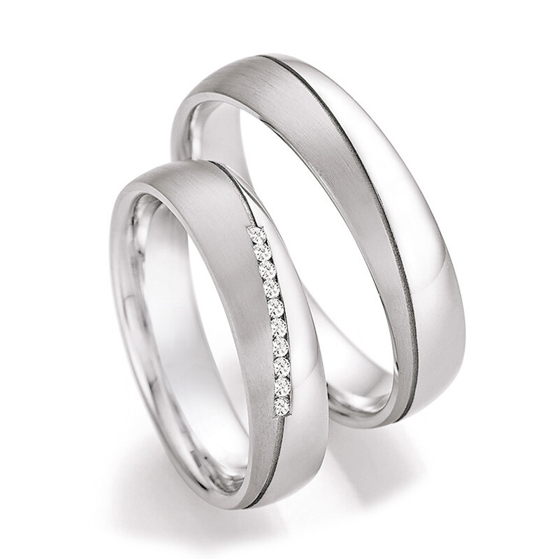 Trauringe Silber 925 55/30170 & 55/30180