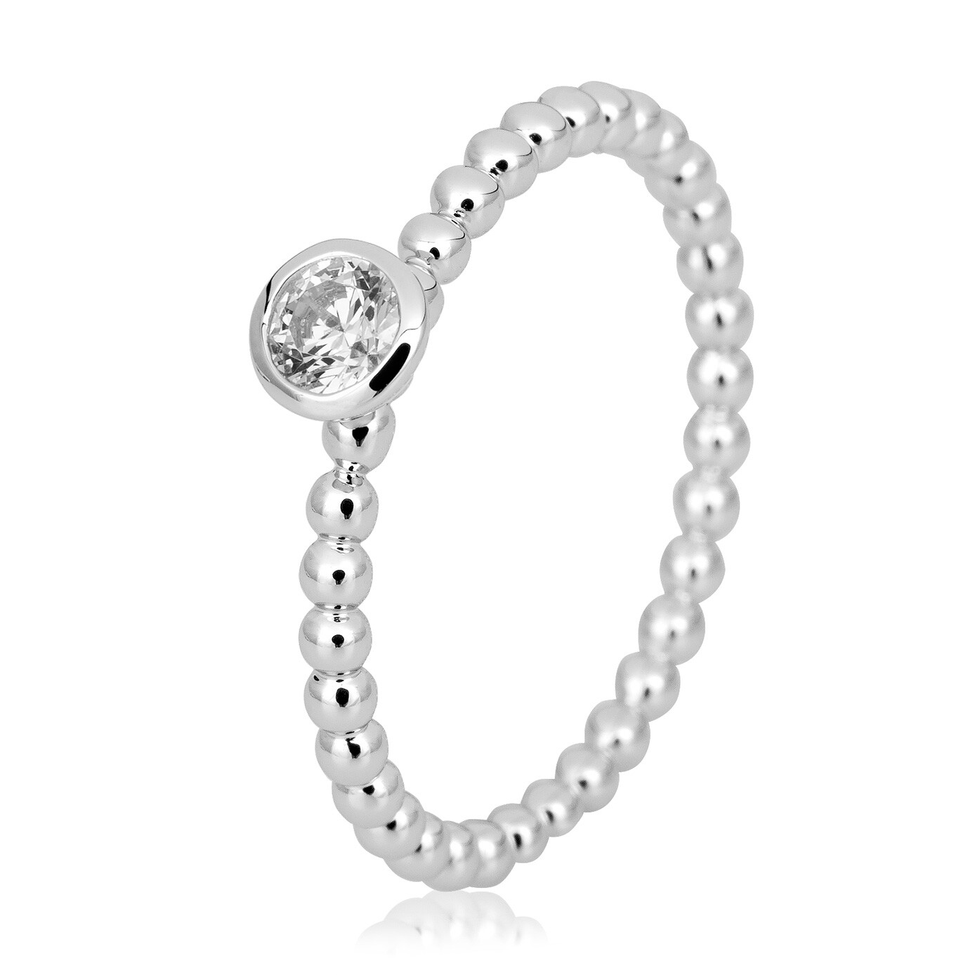 Kugelring 44/06064 Weißgold 585