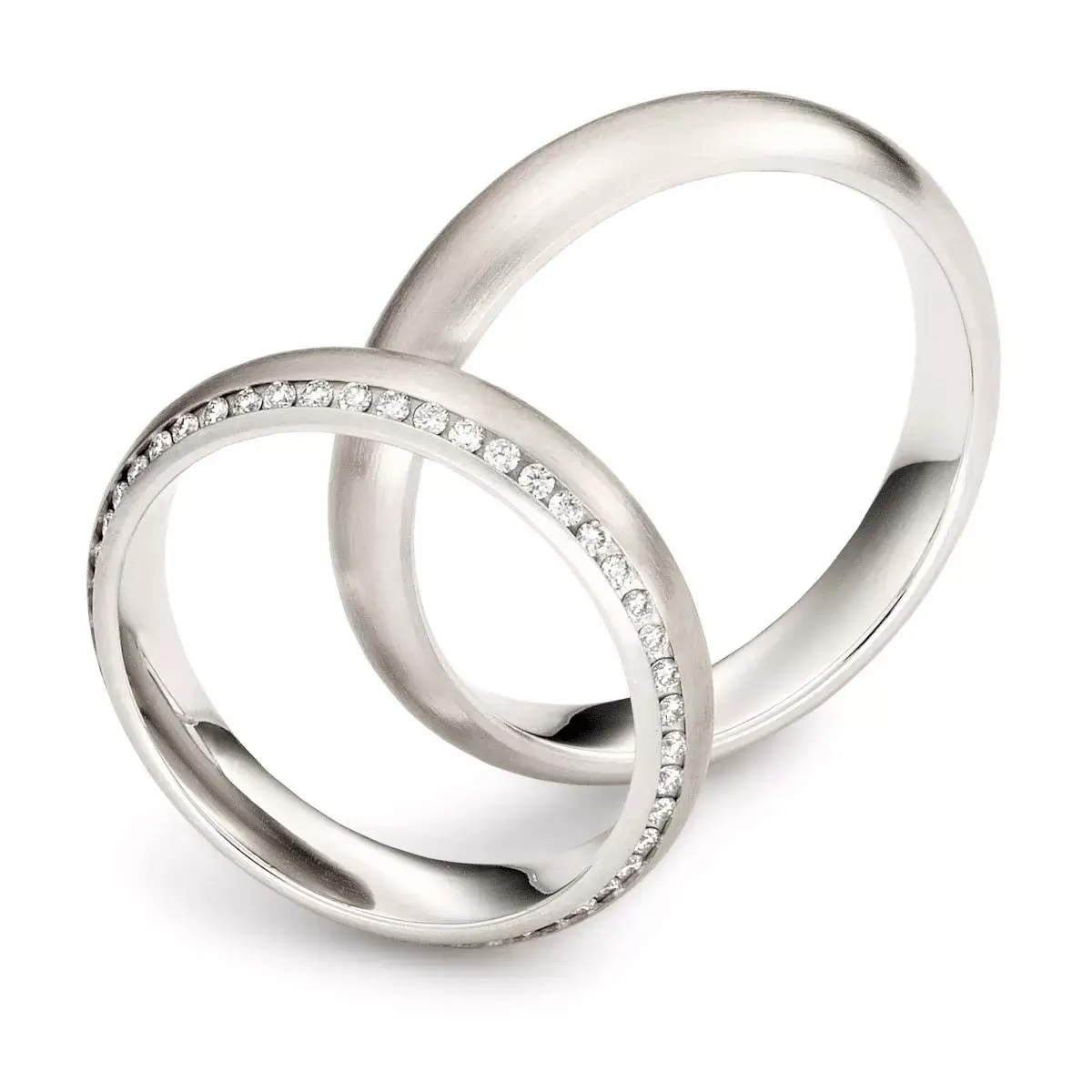 Trauringe Palladium 950 Brillant 30221