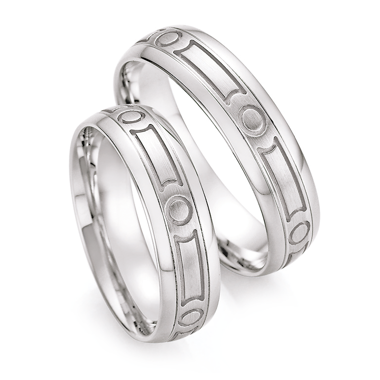 Trauringe Weißgold 66/39160 & 66/39160
