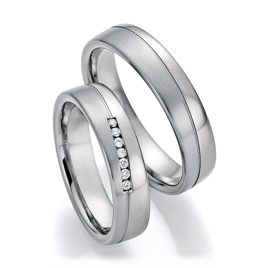 Trauringe Platin 600 & Titan 86/10070