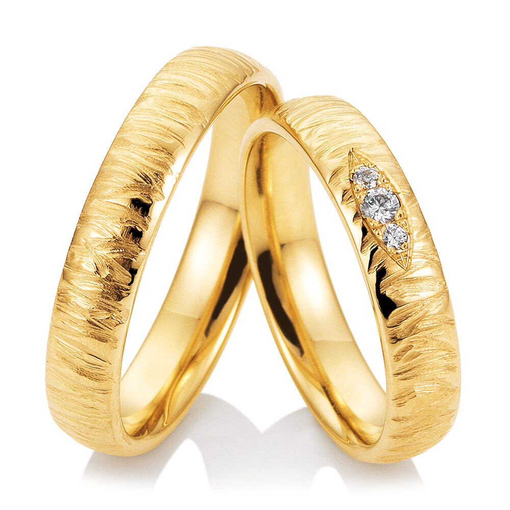 Trauringe Gelbgold Bast 49/81735 & 49/81736