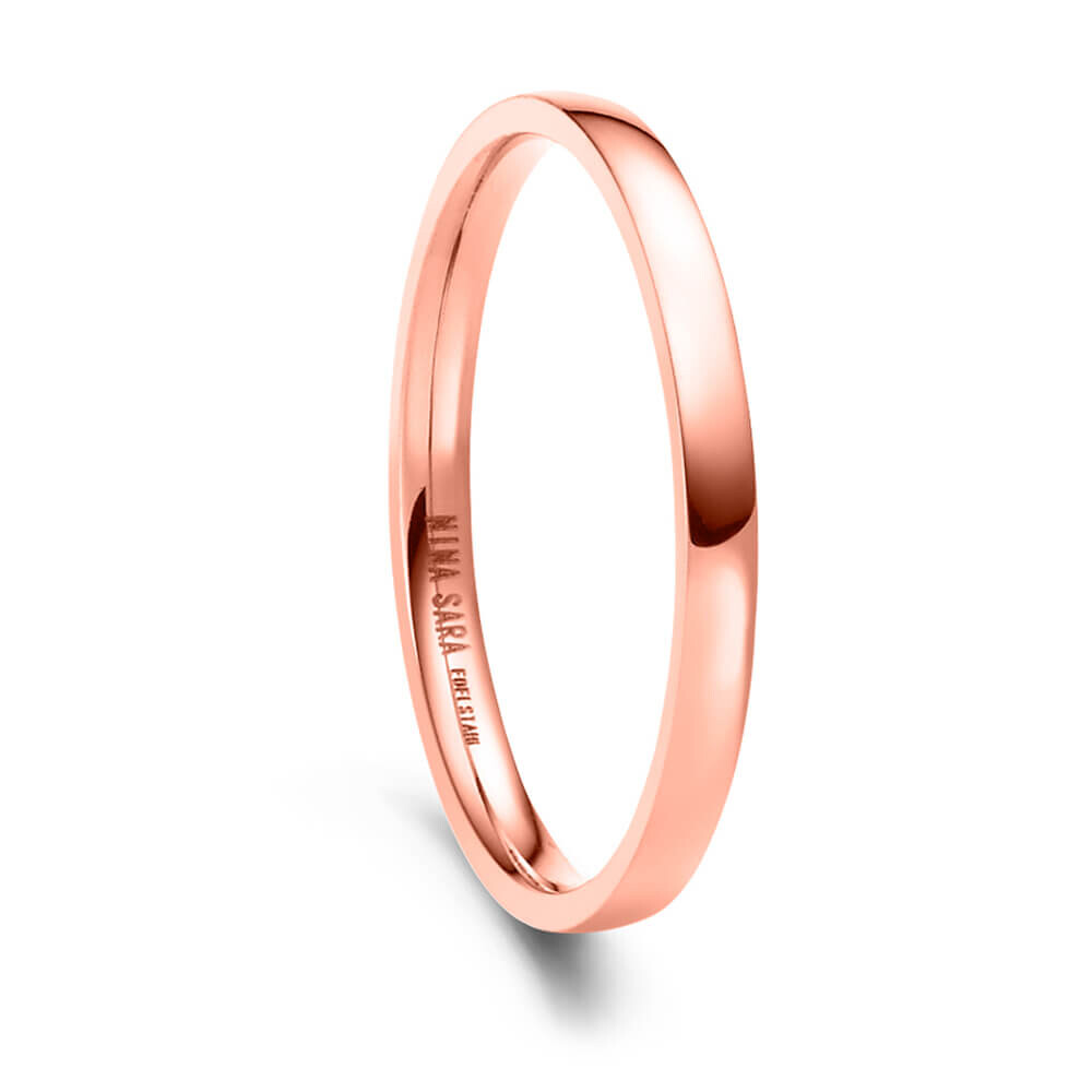 Vorsteckring Edelstahl rot NS-03 Kombinationsring Beisteckring