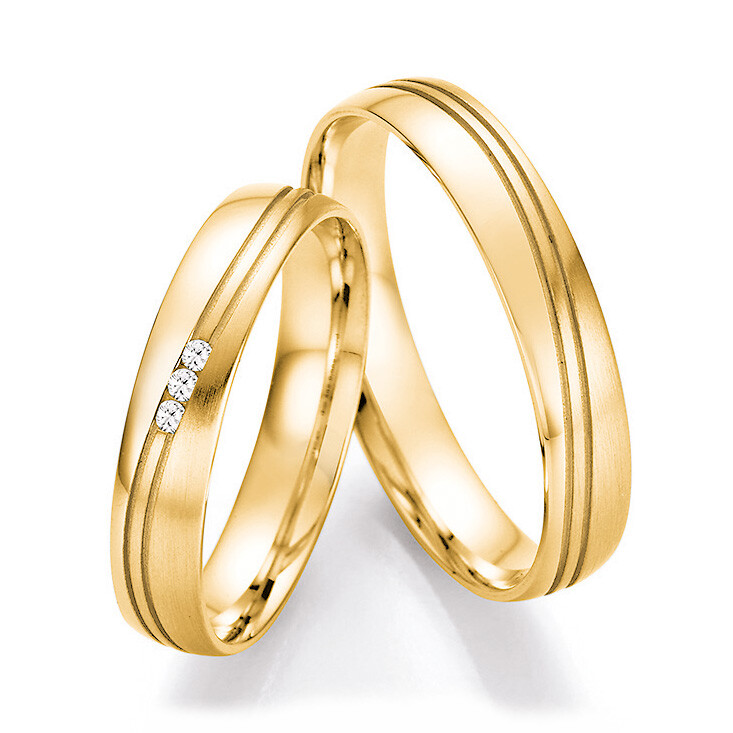 Trauringe Honeymoon Pure Gelbgold