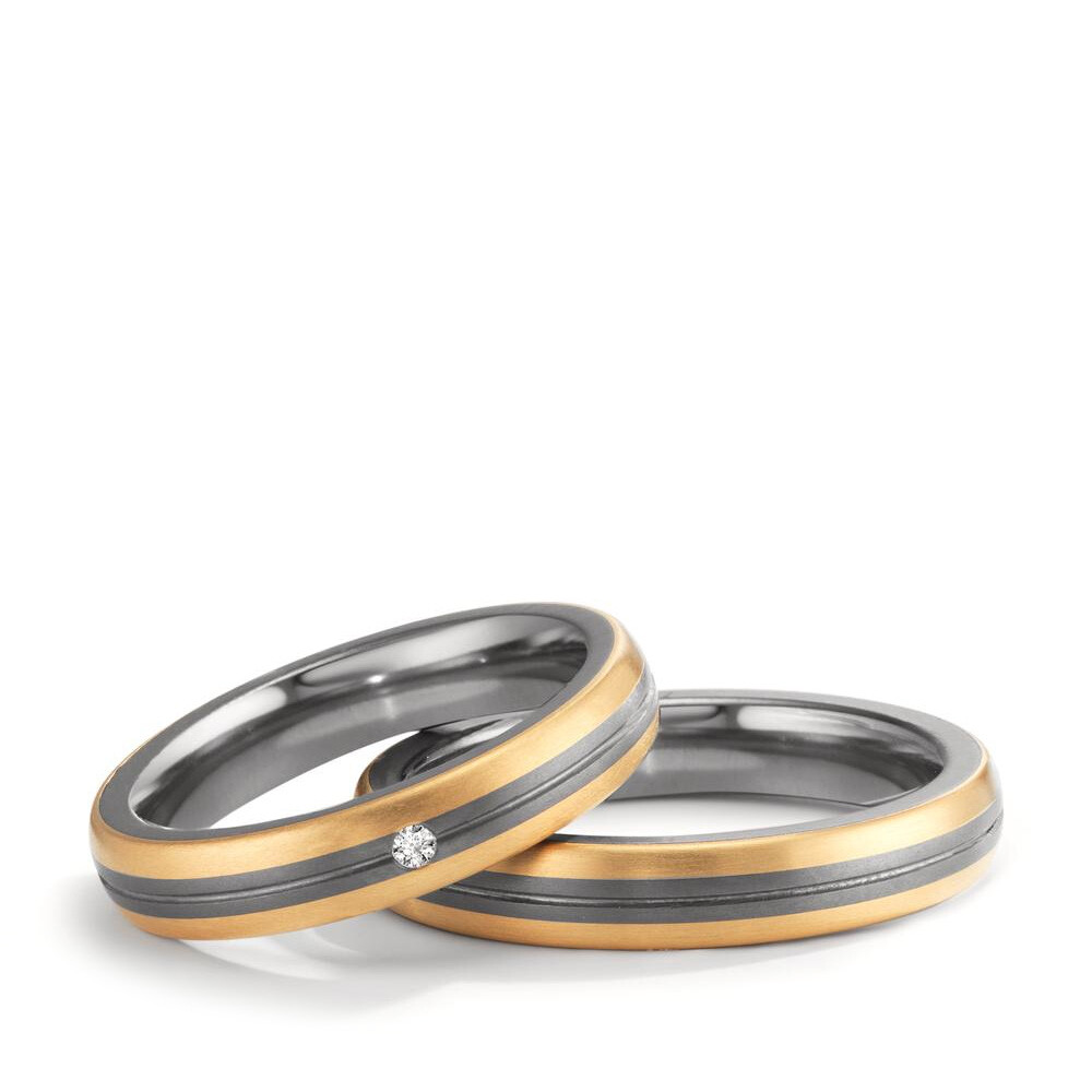 Trauringe aus Tantal & Gold