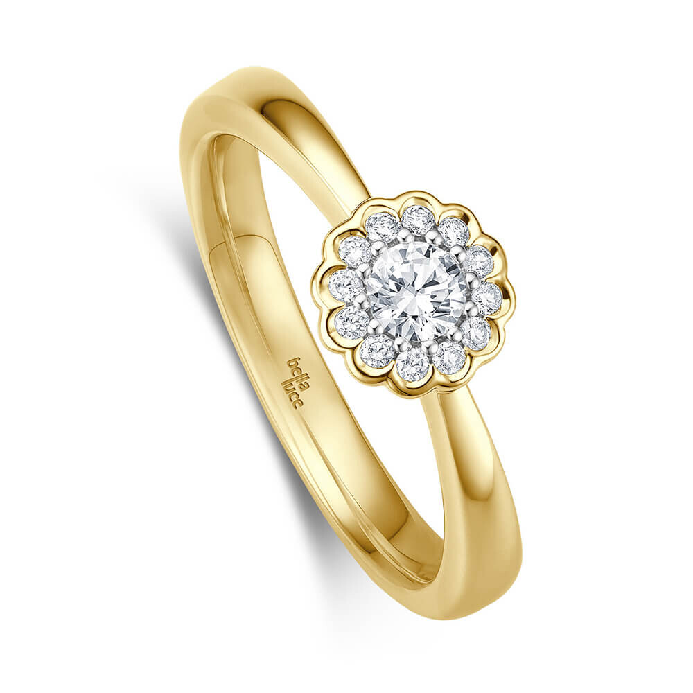 Ring Flori Gelbgold Brillant EH004578