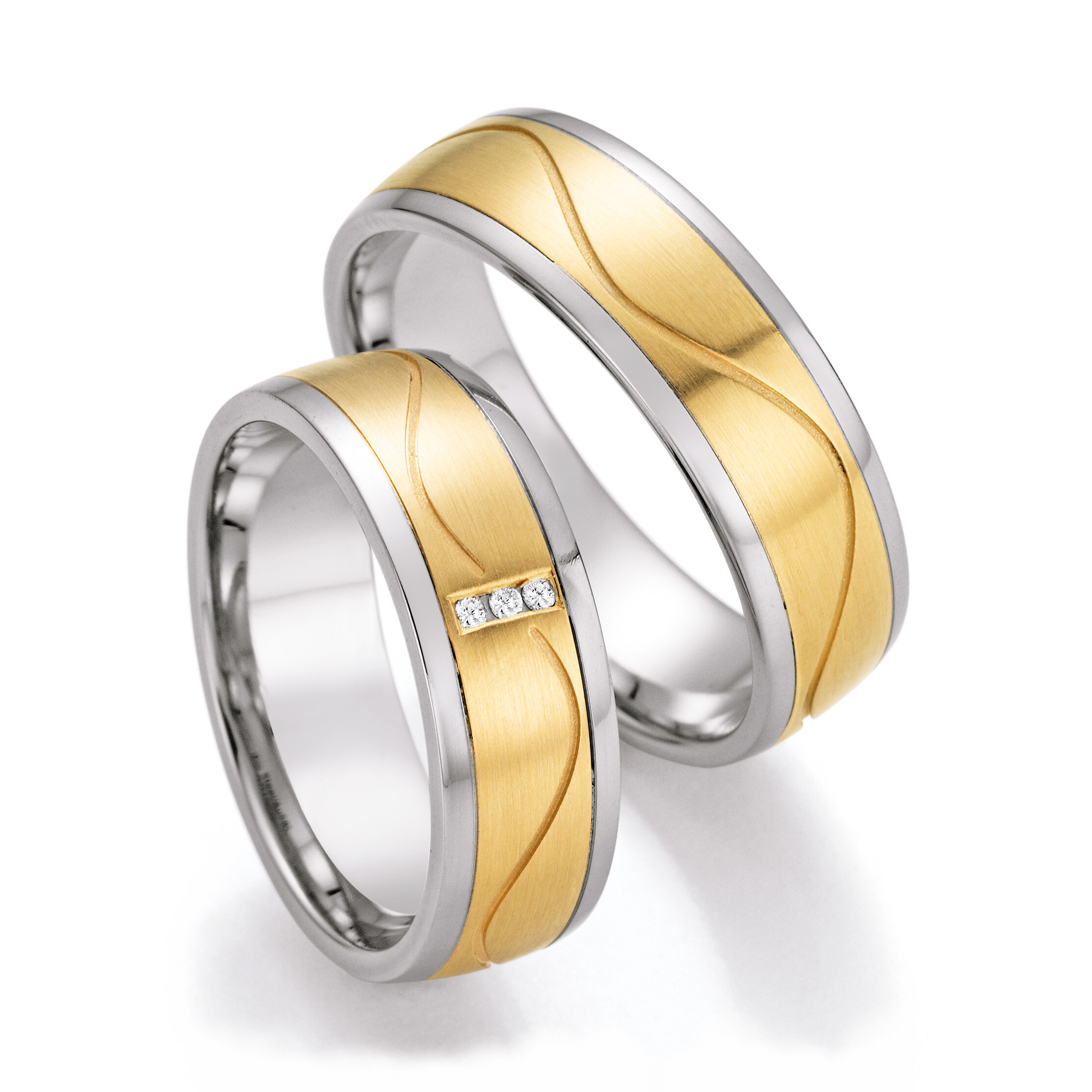 Trauringe Steel & Gold Selection 8806030