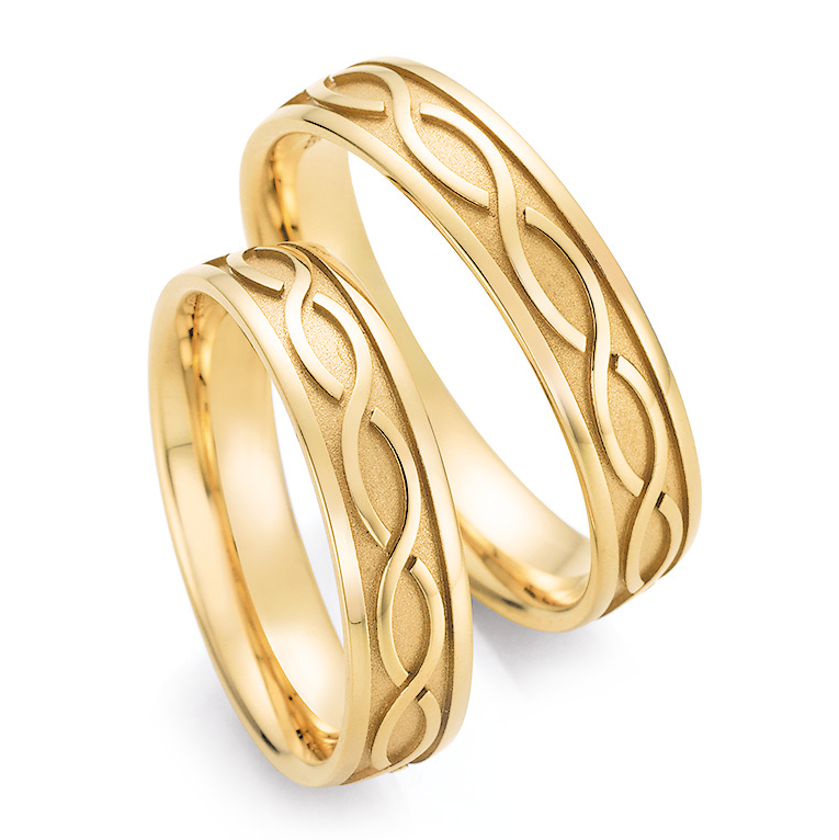 Trauringe Gelbgold 66/39020 & 66/39020
