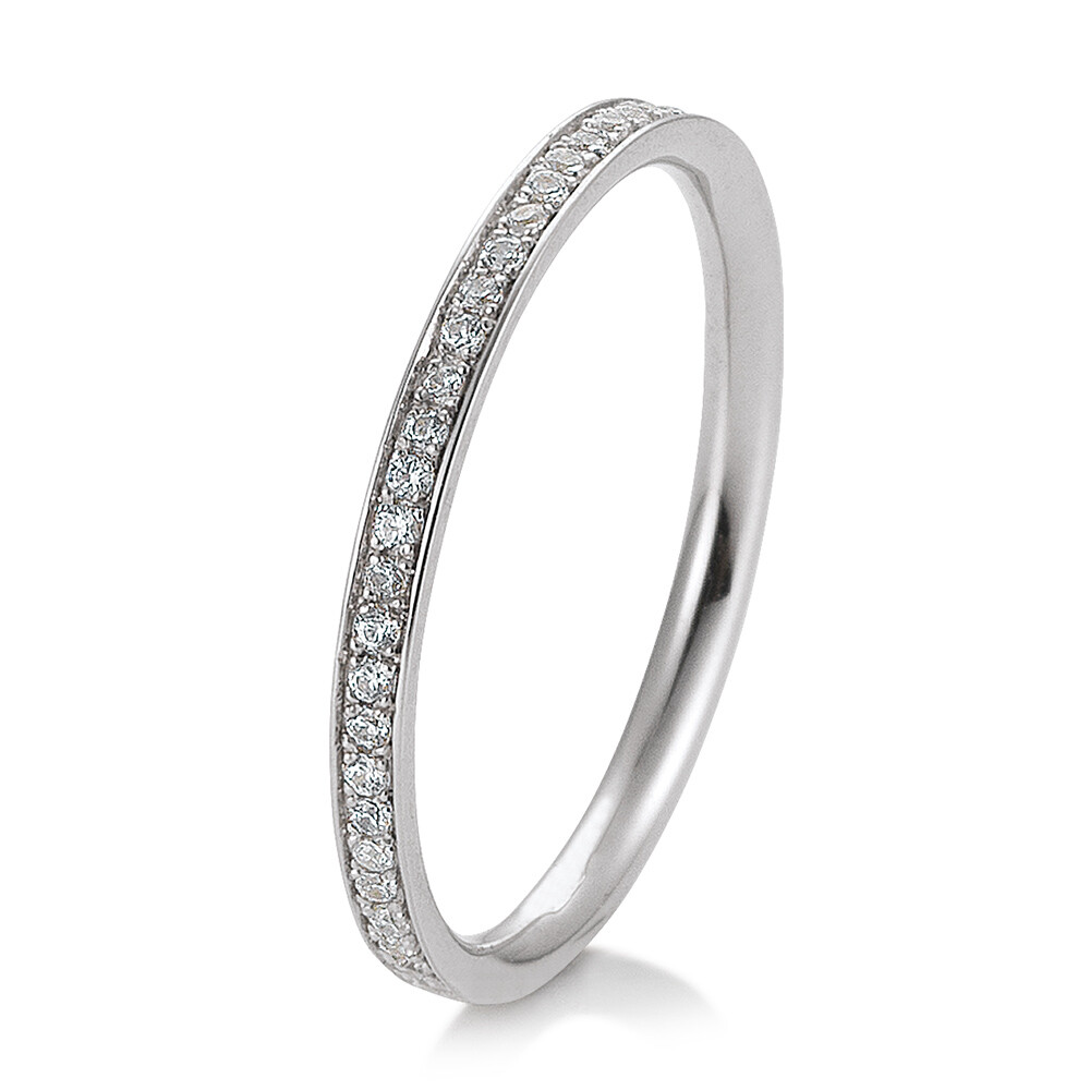 Memoire Ring Weißgold Verschnittfassung TRS05BR643W