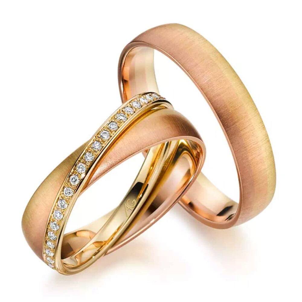 Trauringe Morgenröte 4/28733/4 & 28733/4.5