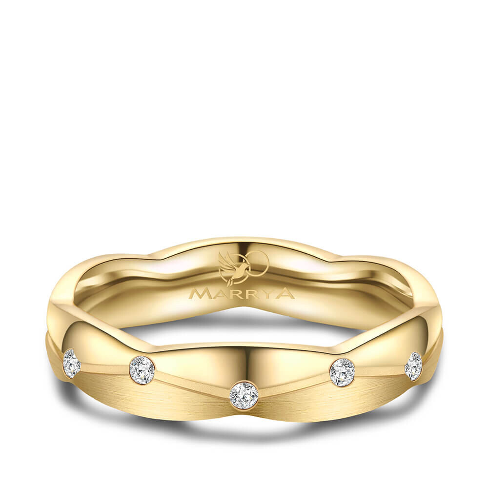 Partnerring Ehering Titan Gold Marrya TI-28