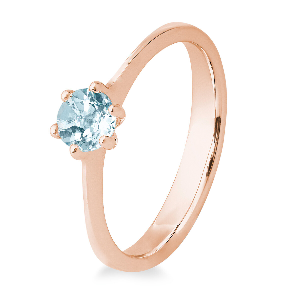 Ring Rotgold 585 Aqua 42/84833