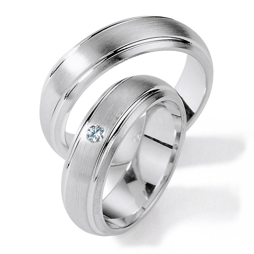 Trauringe Weißgold TRS55RU01140W