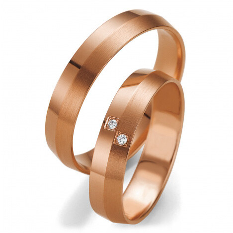 Trauringe Smart Line Slim Rotgold
