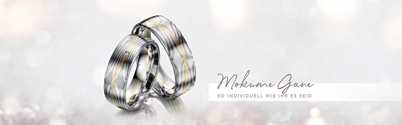 Trauringe Eheringe Mokume Gane