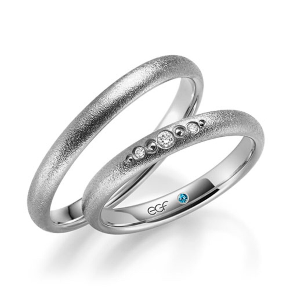 Trauringe Palladium Glamour Brillant F-1392-4