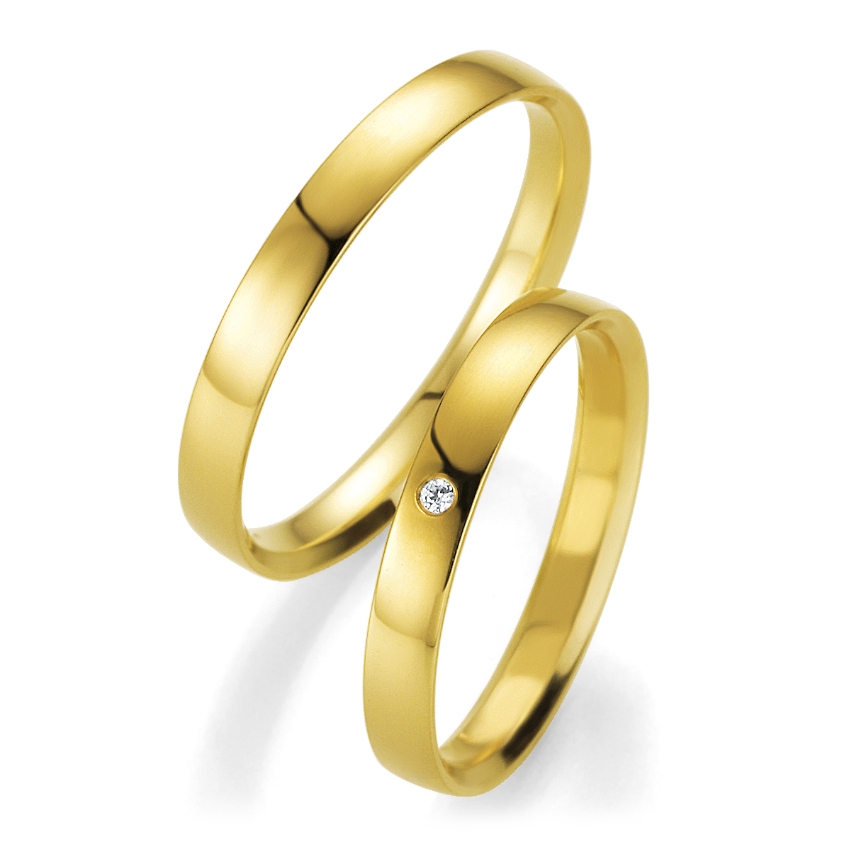 Trauringe Gelbgold Profil Light 48/04415 & 48/14415