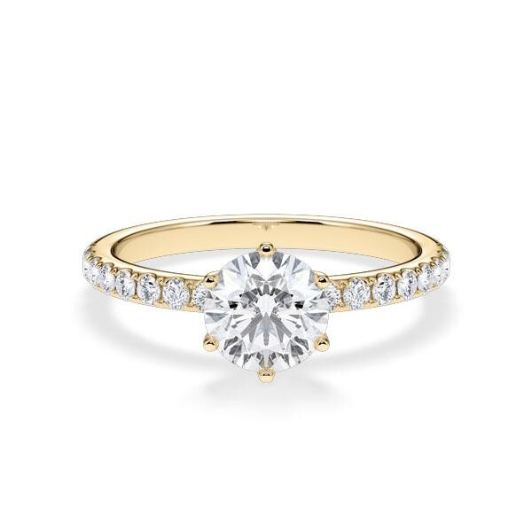 Hollywood Ring Classic Brillant Gelbgold RU-1888