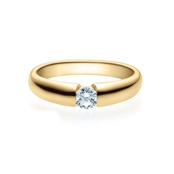 Verlobungsring Spannring 18006 Gelbgold RU-1505