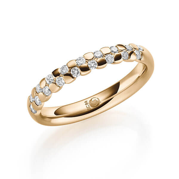 Memoire-Ring Vorsteckring Roségold RU-1749