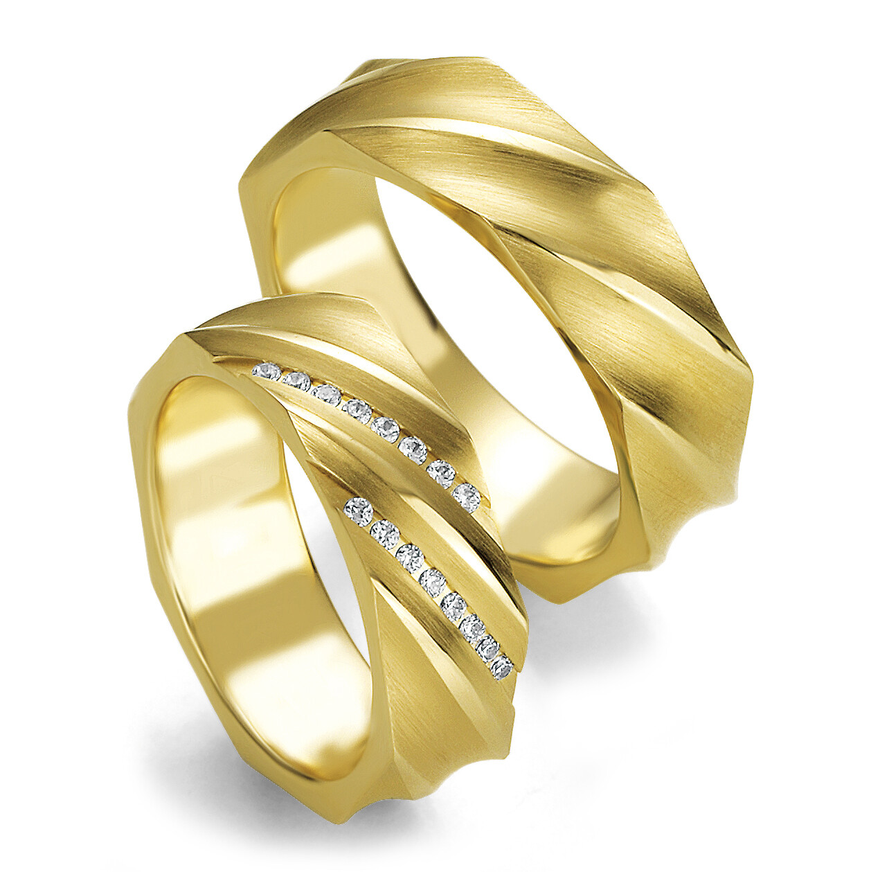 Trauringe 48/05247 & 48/05248 Gelbgold