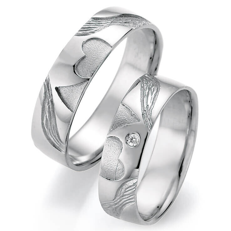 Signs of Love - Doppelherz / Double Heart - Silber